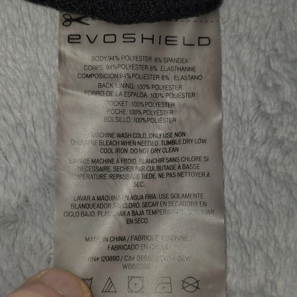EvoShield Black‎ Performance Short Sleeve Vented Shirt Youth Medium Baseball